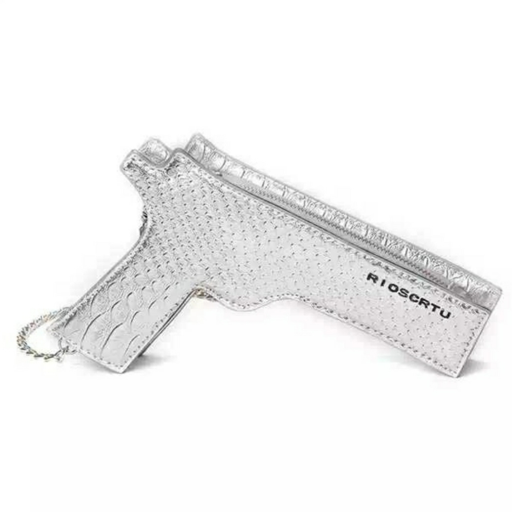 "Set It Off" Pistol Shaped Shoulder Bag